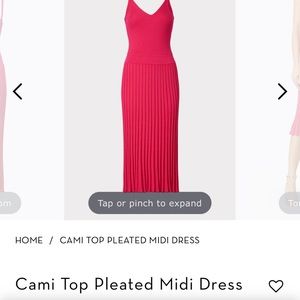 Milly Cami Top Dress in Tomato
